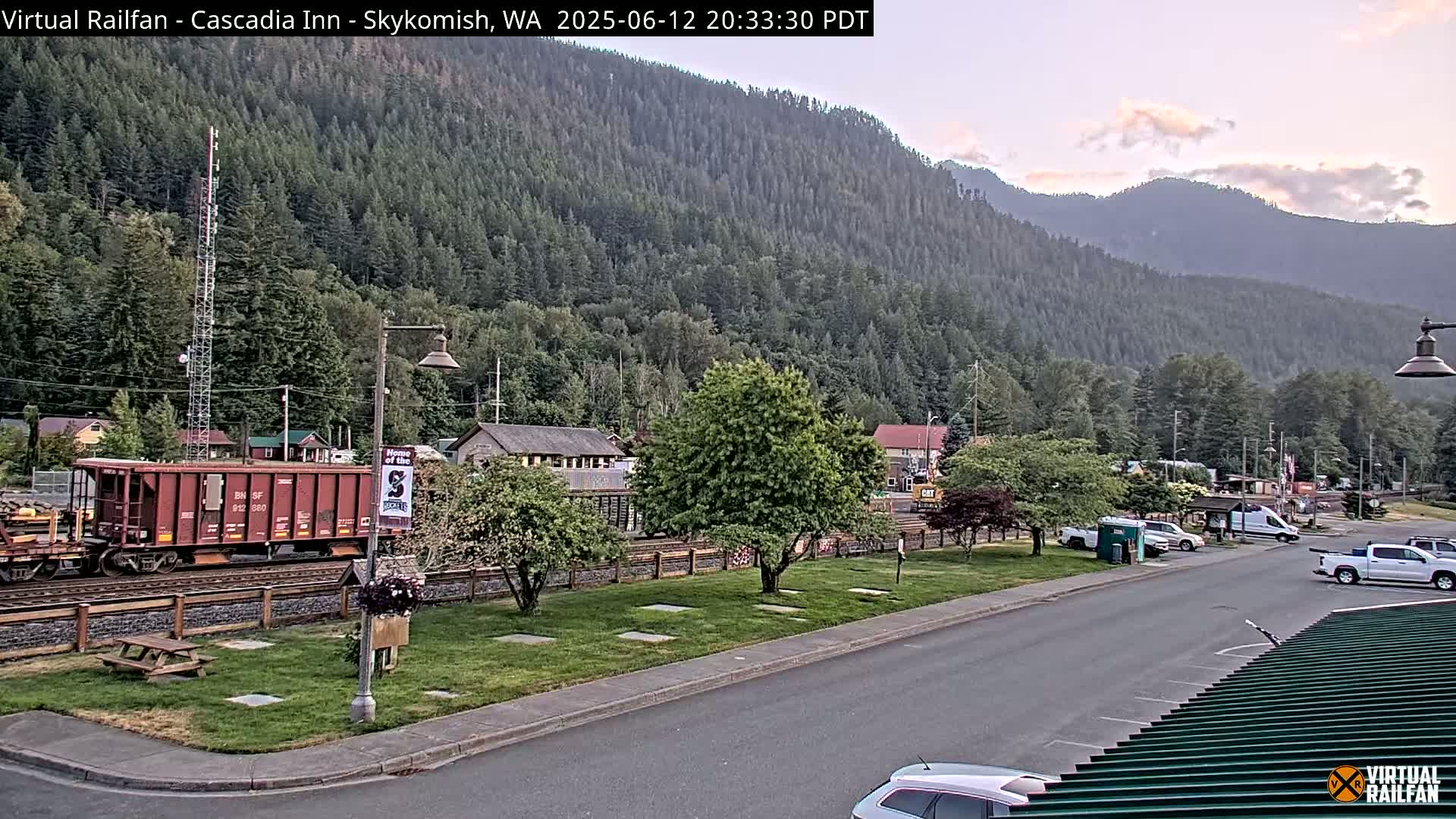 Skykomish Village Railroad Live Cam - Skykomish, King, Washington, USA