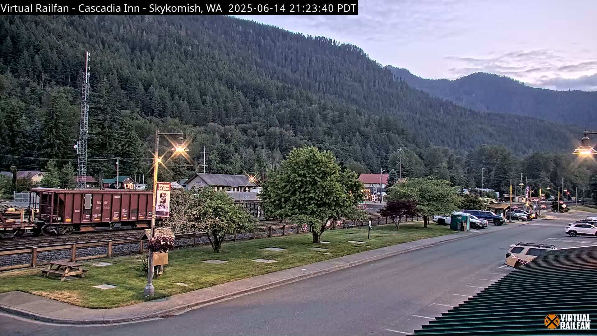 Skykomish Village Railroad Live Cam - Skykomish, King, Washington, USA