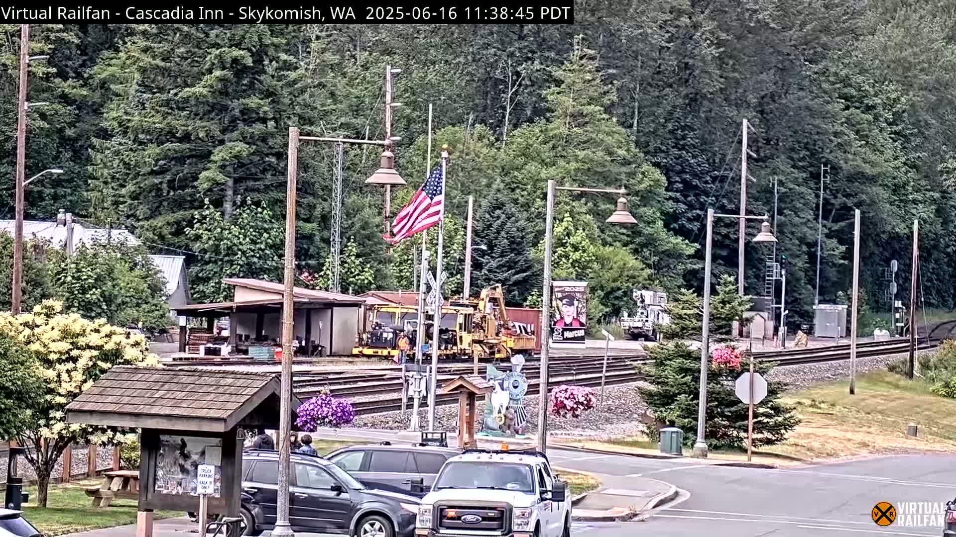 Skykomish Village Railroad Live Cam - Skykomish, King, Washington, USA