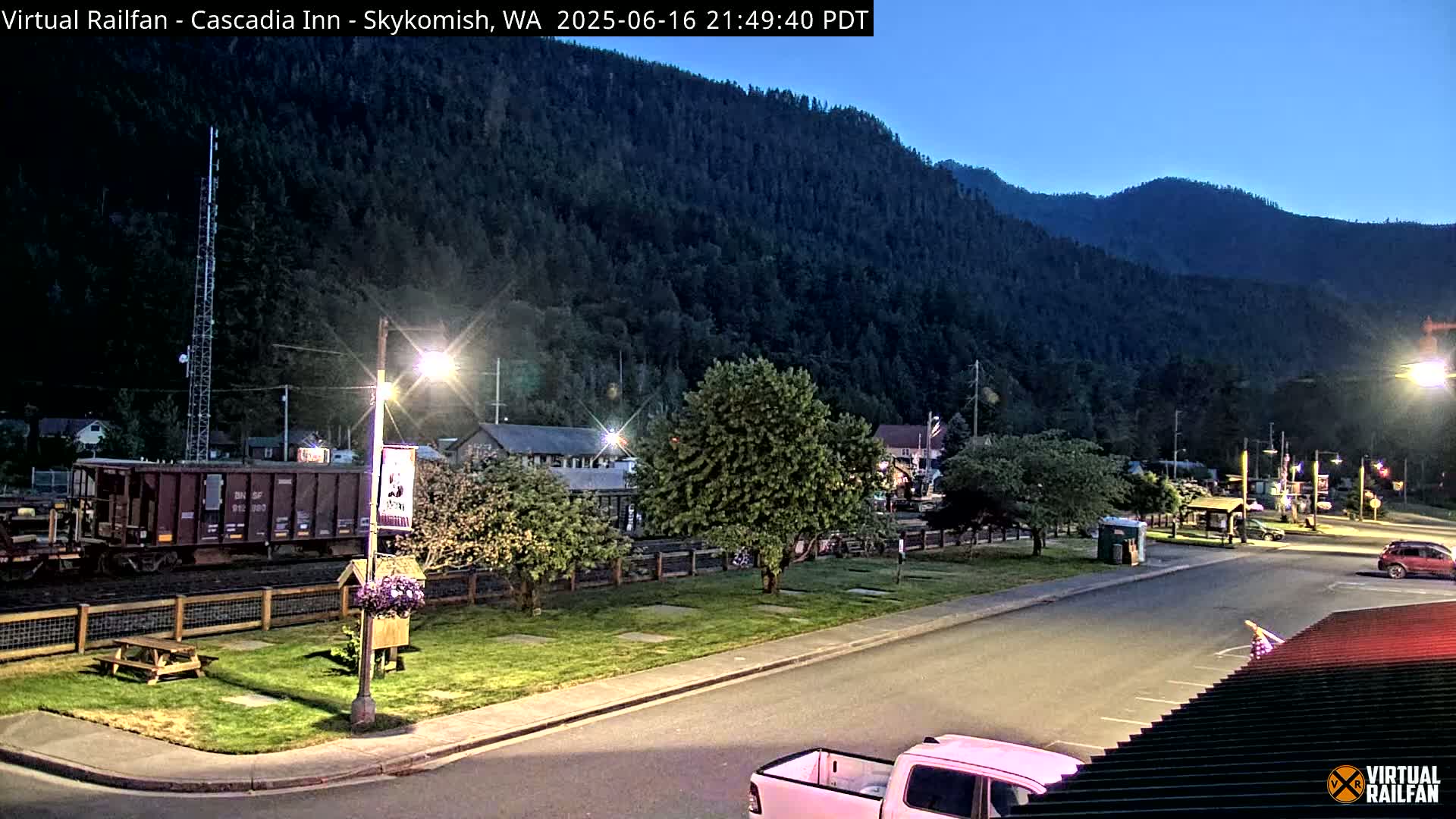 Skykomish Village Railroad Live Cam - Skykomish, King, Washington, USA