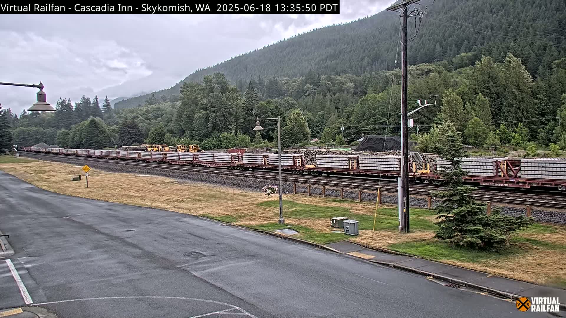 Skykomish Village Railroad Live Cam - Skykomish, King, Washington, USA