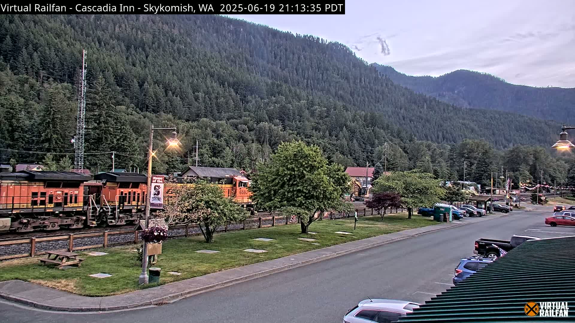 Skykomish Village Railroad Live Cam - Skykomish, King, Washington, USA