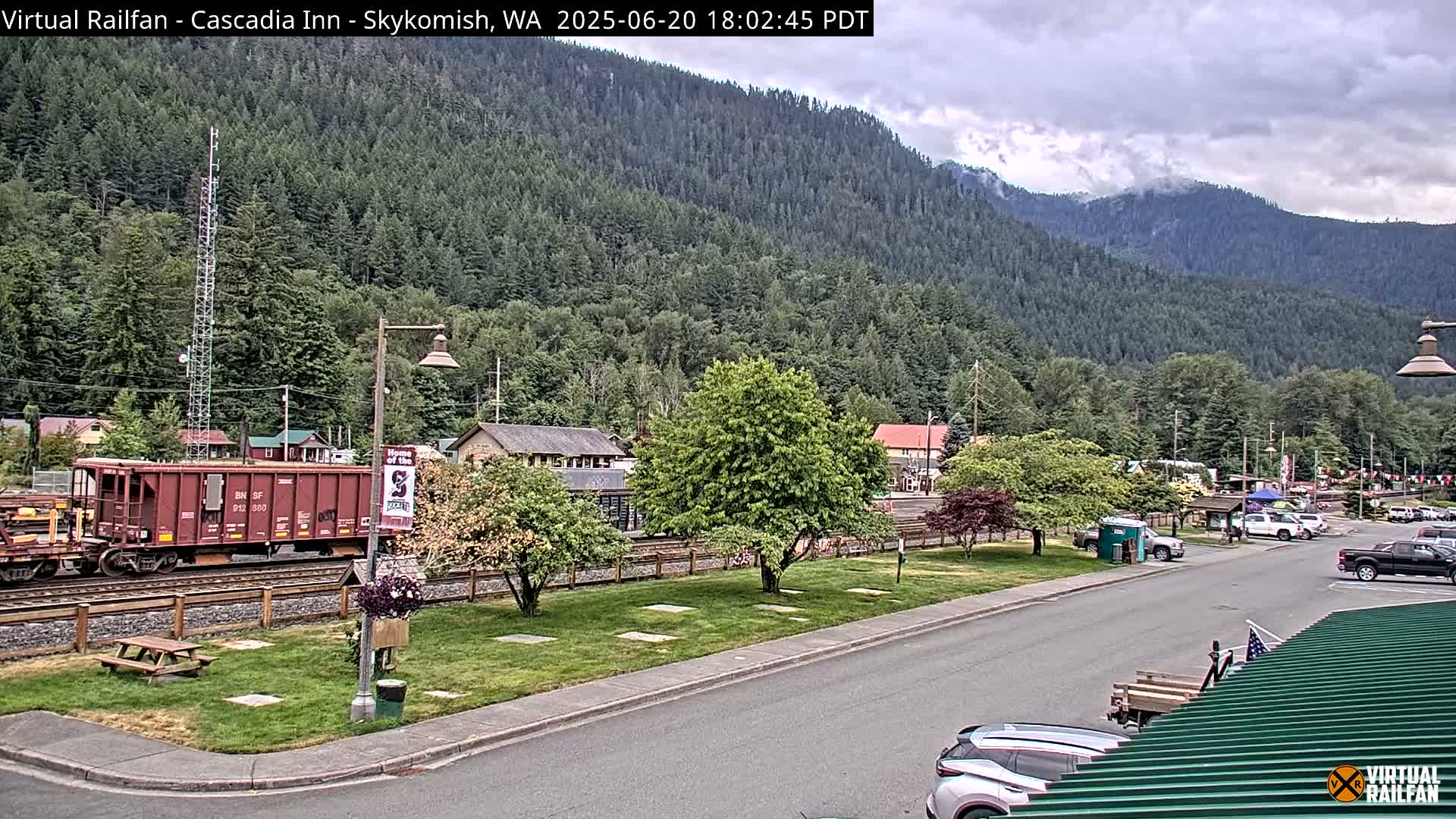 Skykomish Village Railroad Live Cam - Skykomish, King, Washington, USA