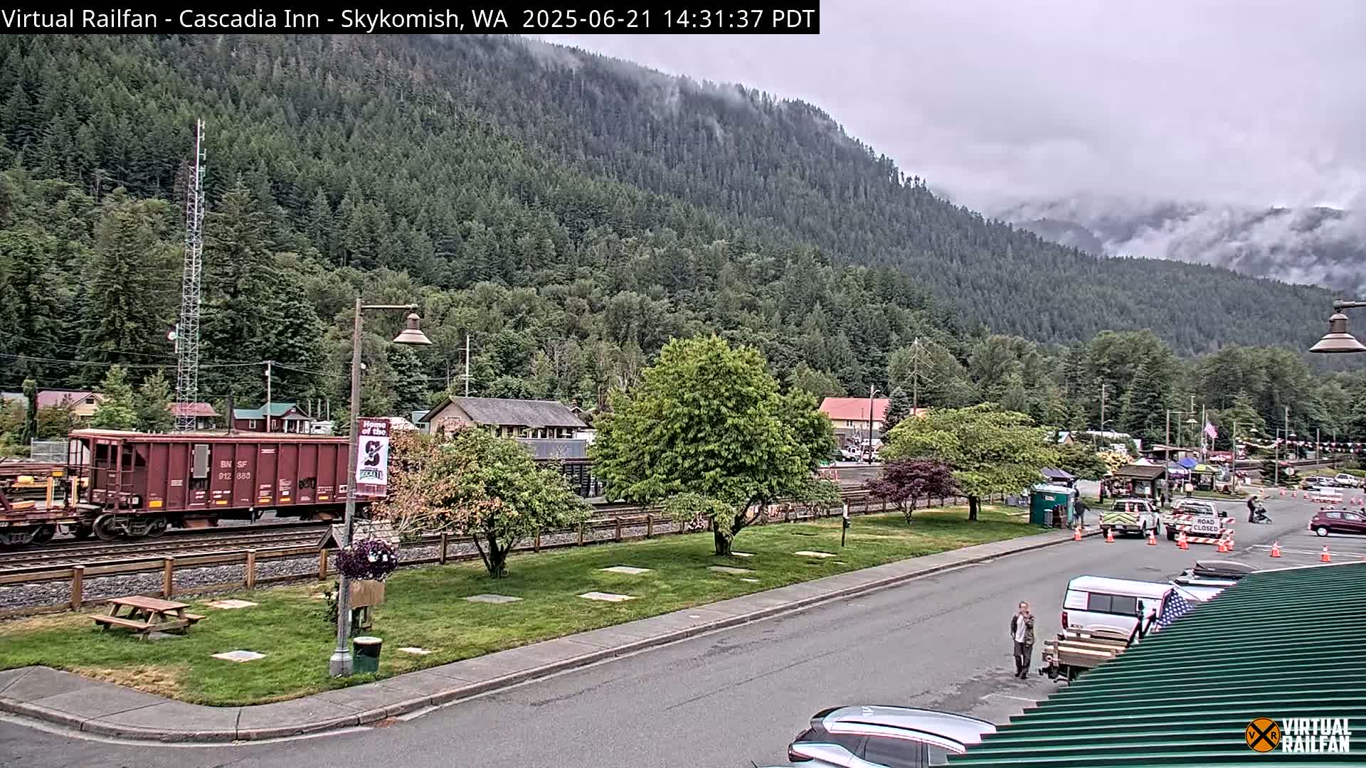 Skykomish Village Railroad Live Cam - Skykomish, King, Washington, USA