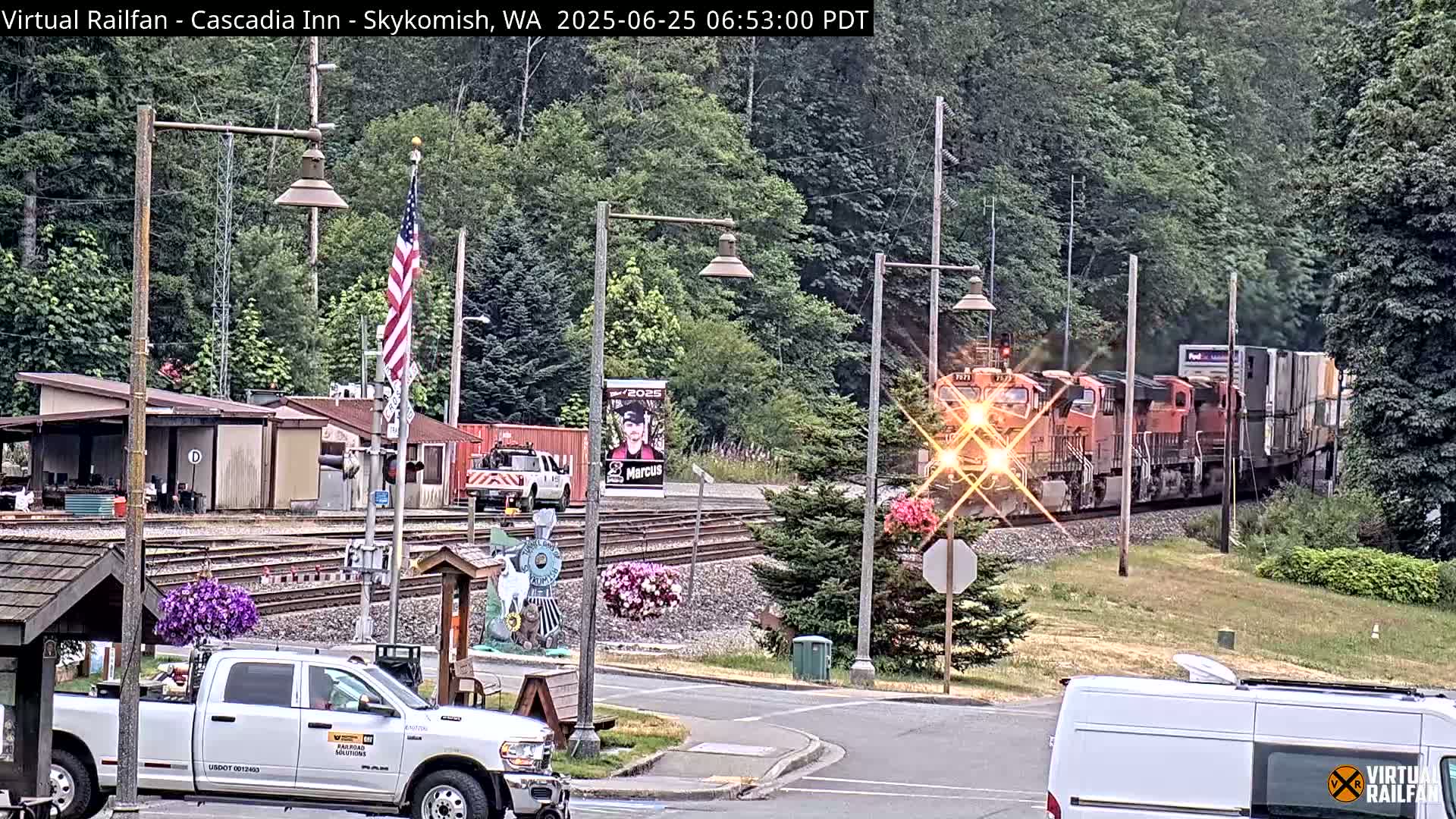 Skykomish Village Railroad Live Cam - Skykomish, King, Washington, USA