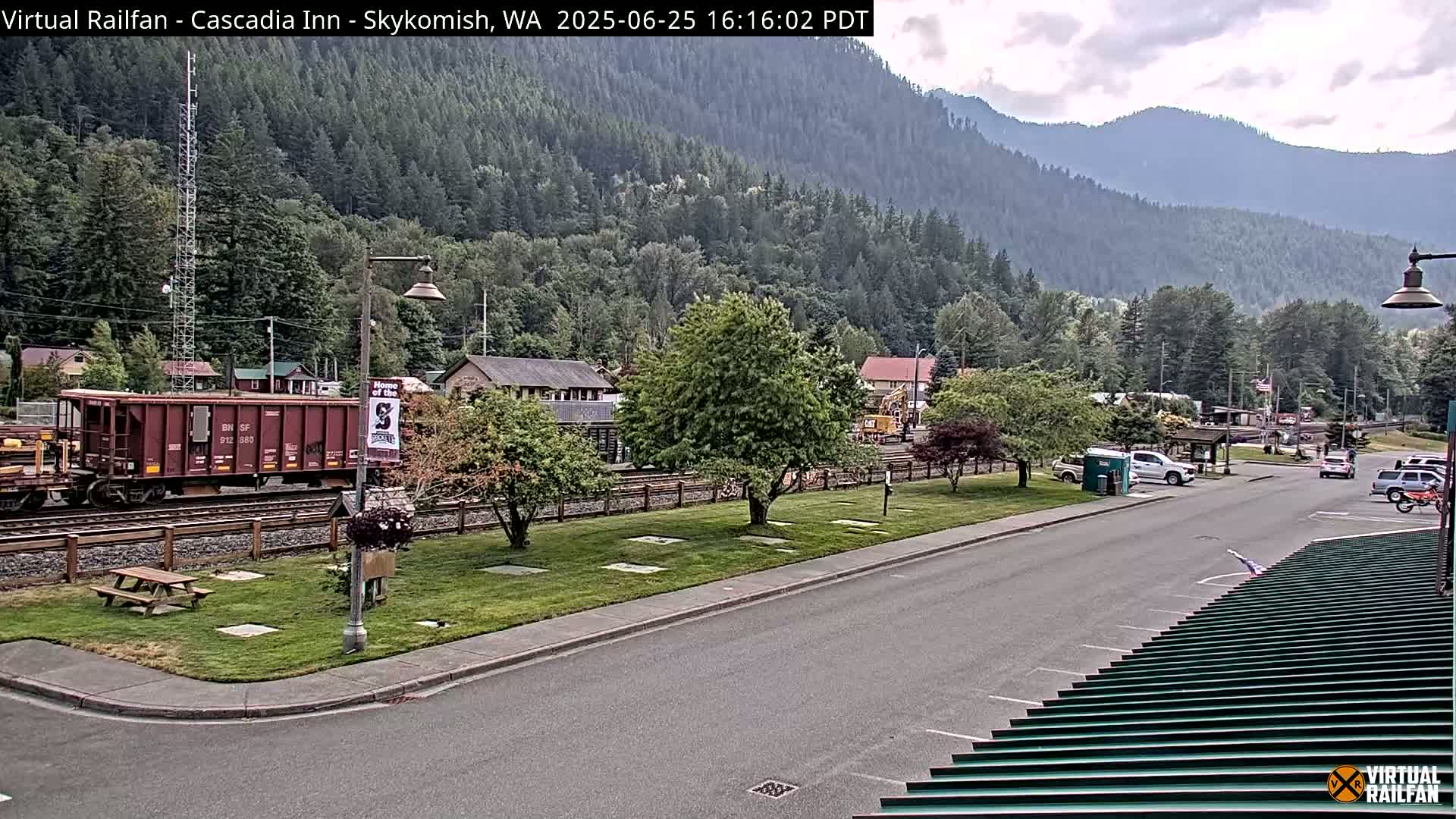 Skykomish Village Railroad Live Cam - Skykomish, King, Washington, USA