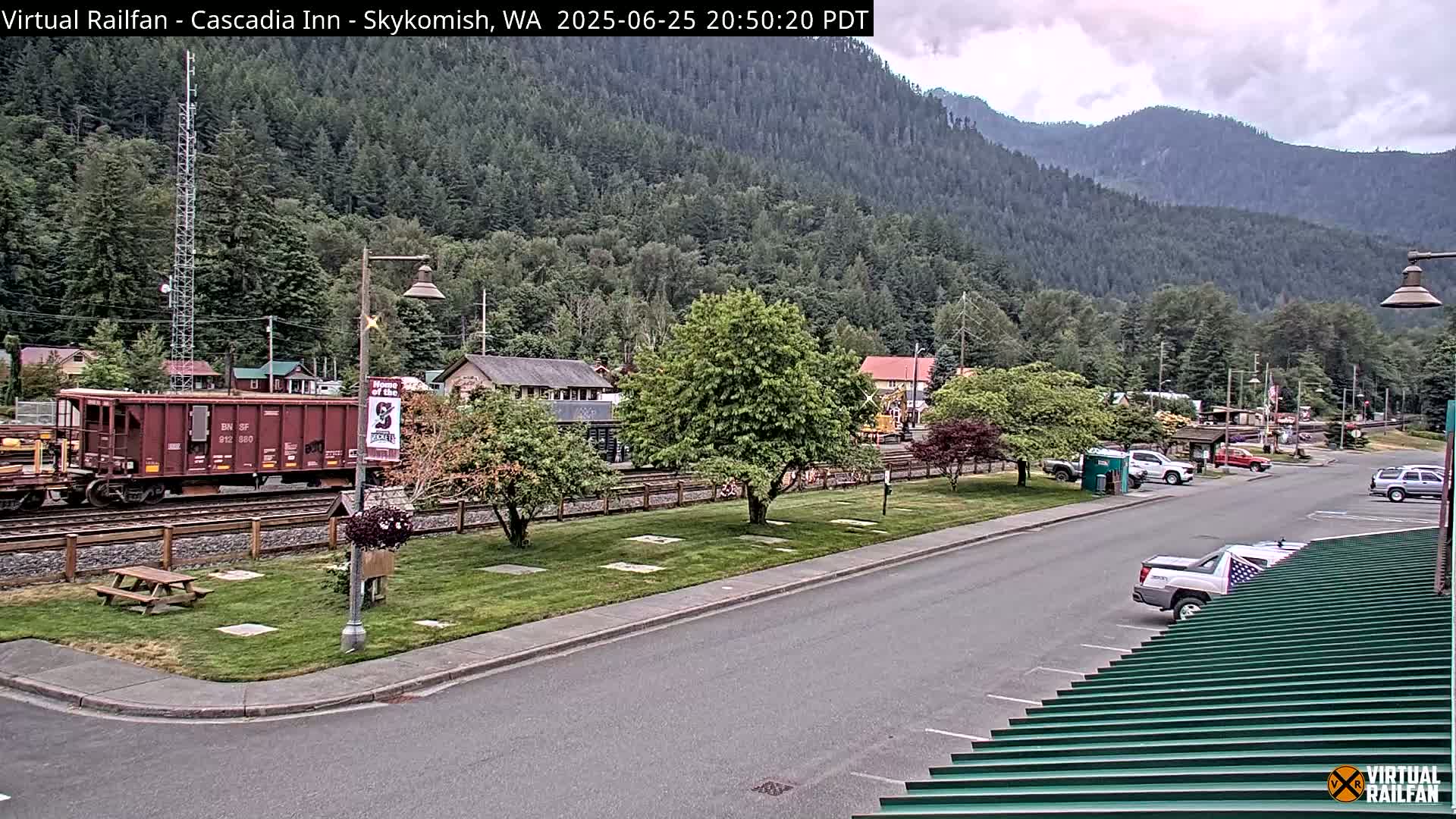 Skykomish Village Railroad Live Cam - Skykomish, King, Washington, USA