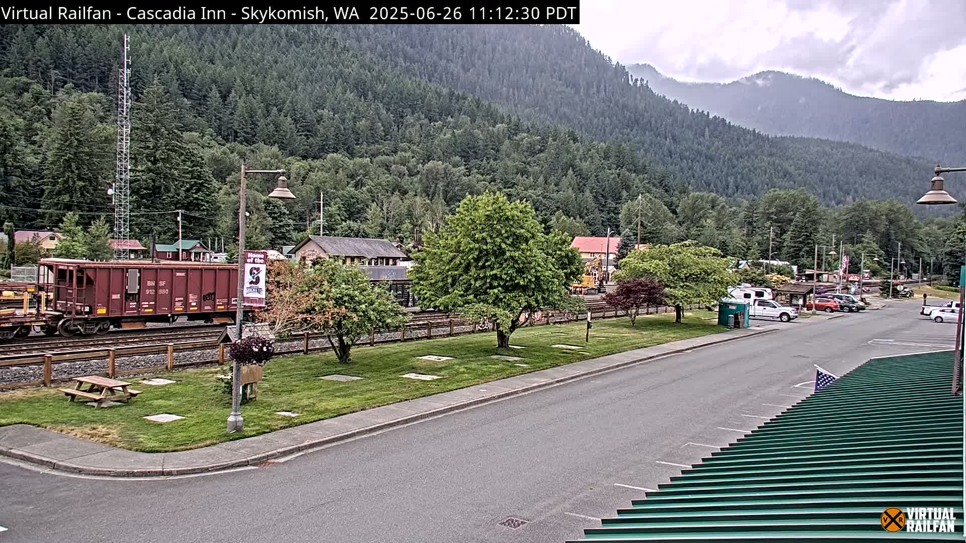 Skykomish Village Railroad Live Cam - Skykomish, King, Washington, USA