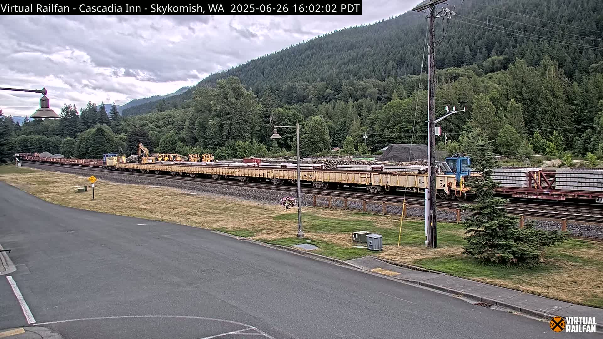 Skykomish Village Railroad Live Cam - Skykomish, King, Washington, USA