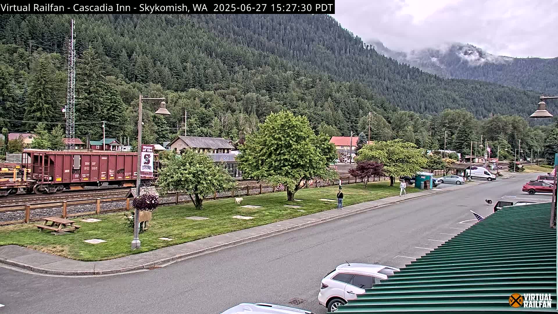 Skykomish Village Railroad Live Cam - Skykomish, King, Washington, USA