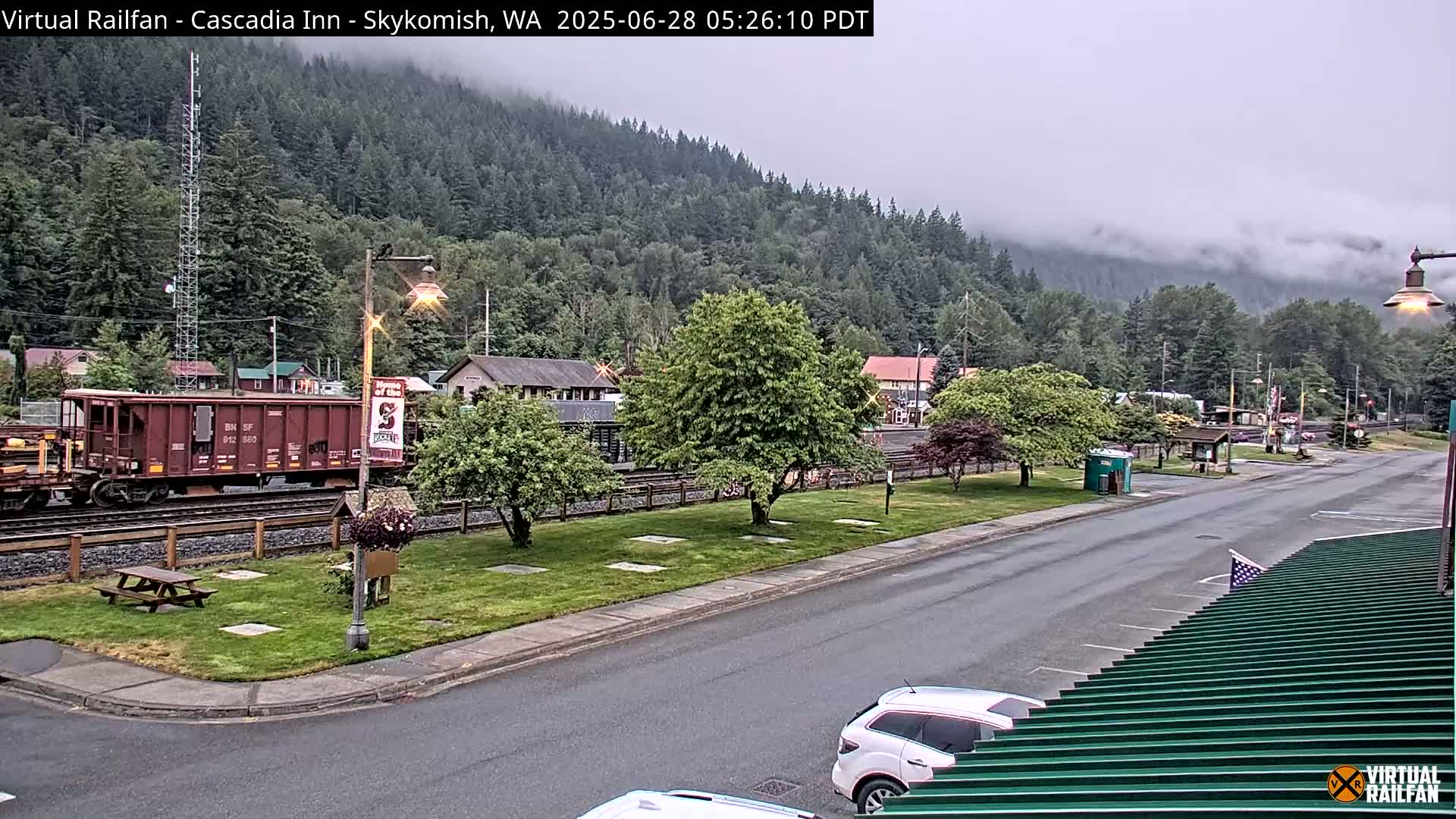 Skykomish Village Railroad Live Cam - Skykomish, King, Washington, USA