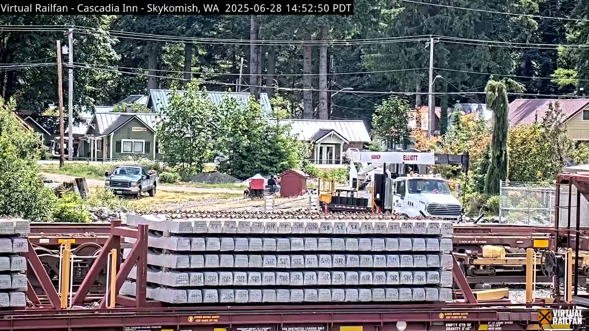 Skykomish Village Railroad Live Cam - Skykomish, King, Washington, USA