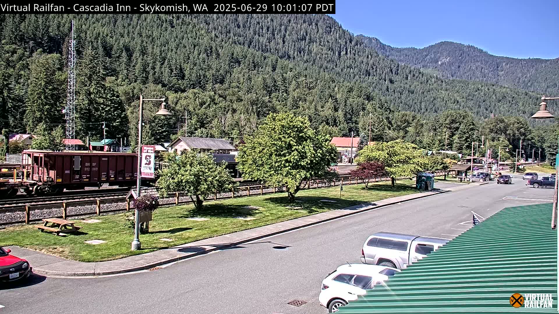 Skykomish Village Railroad Live Cam - Skykomish, King, Washington, USA