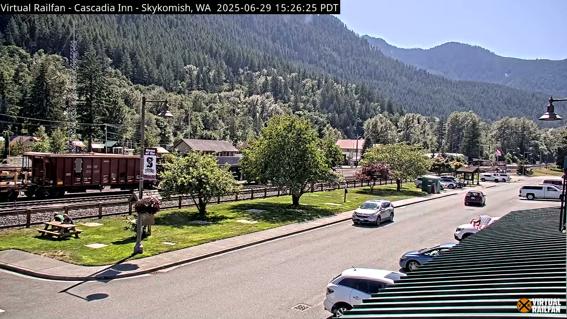 Skykomish Village Railroad Live Cam - Skykomish, King, Washington, USA