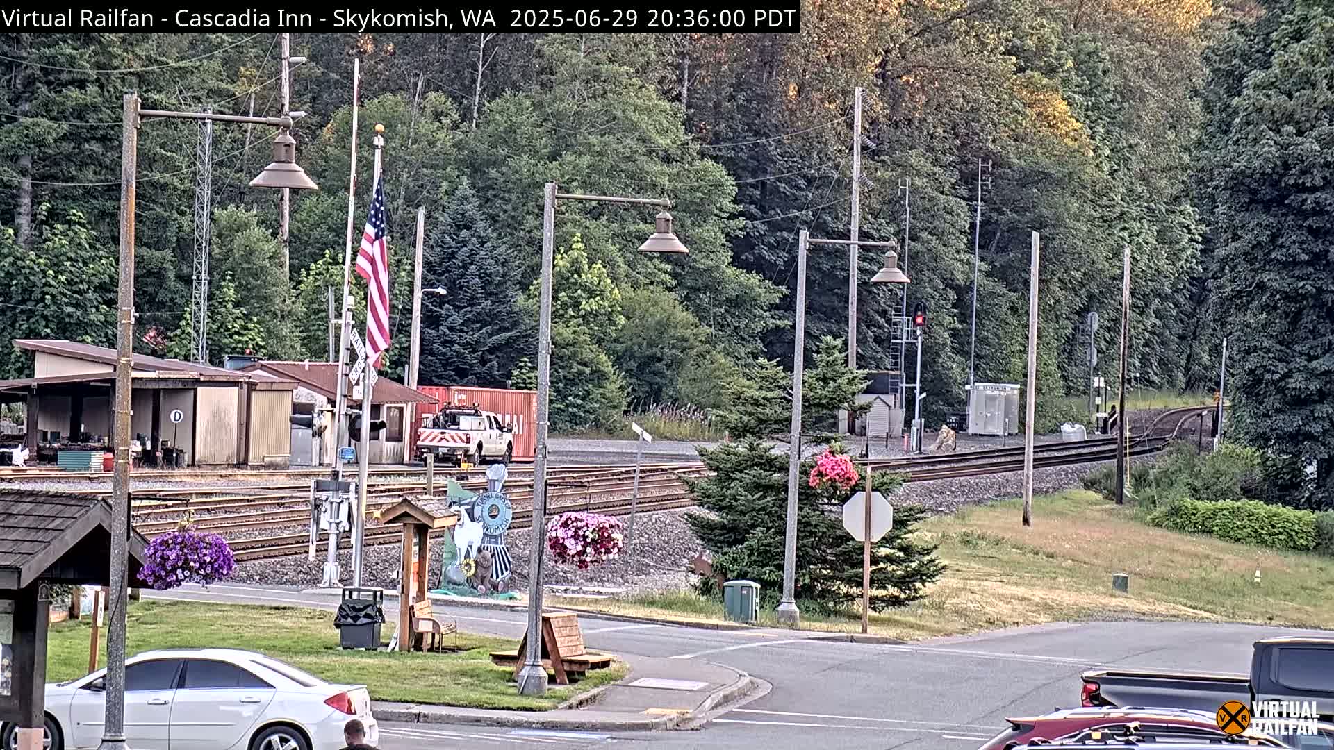 Skykomish Village Railroad Live Cam - Skykomish, King, Washington, USA