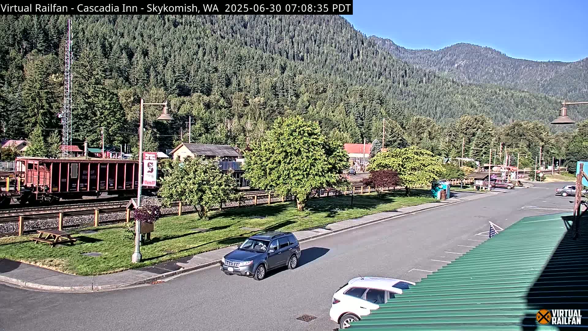 Skykomish Village Railroad Live Cam - Skykomish, King, Washington, USA