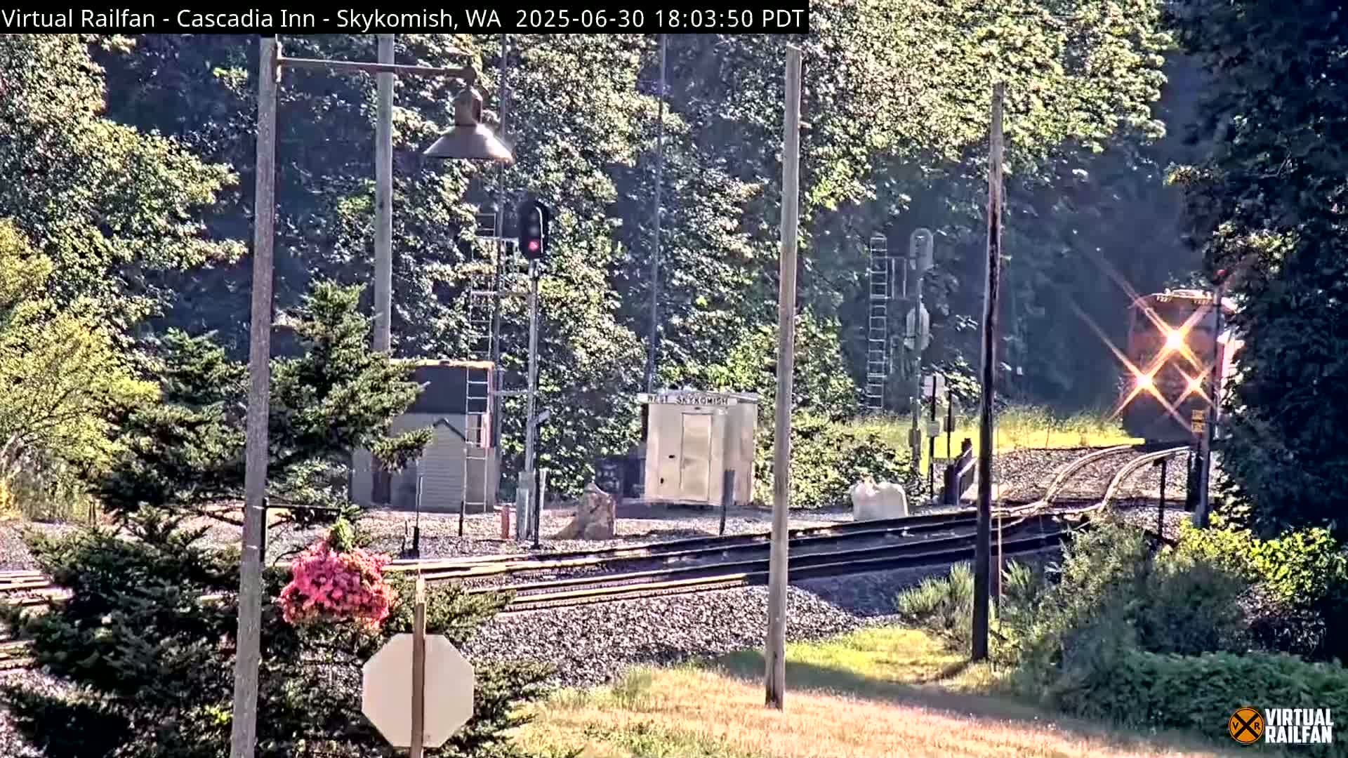 Skykomish Village Railroad Live Cam - Skykomish, King, Washington, USA