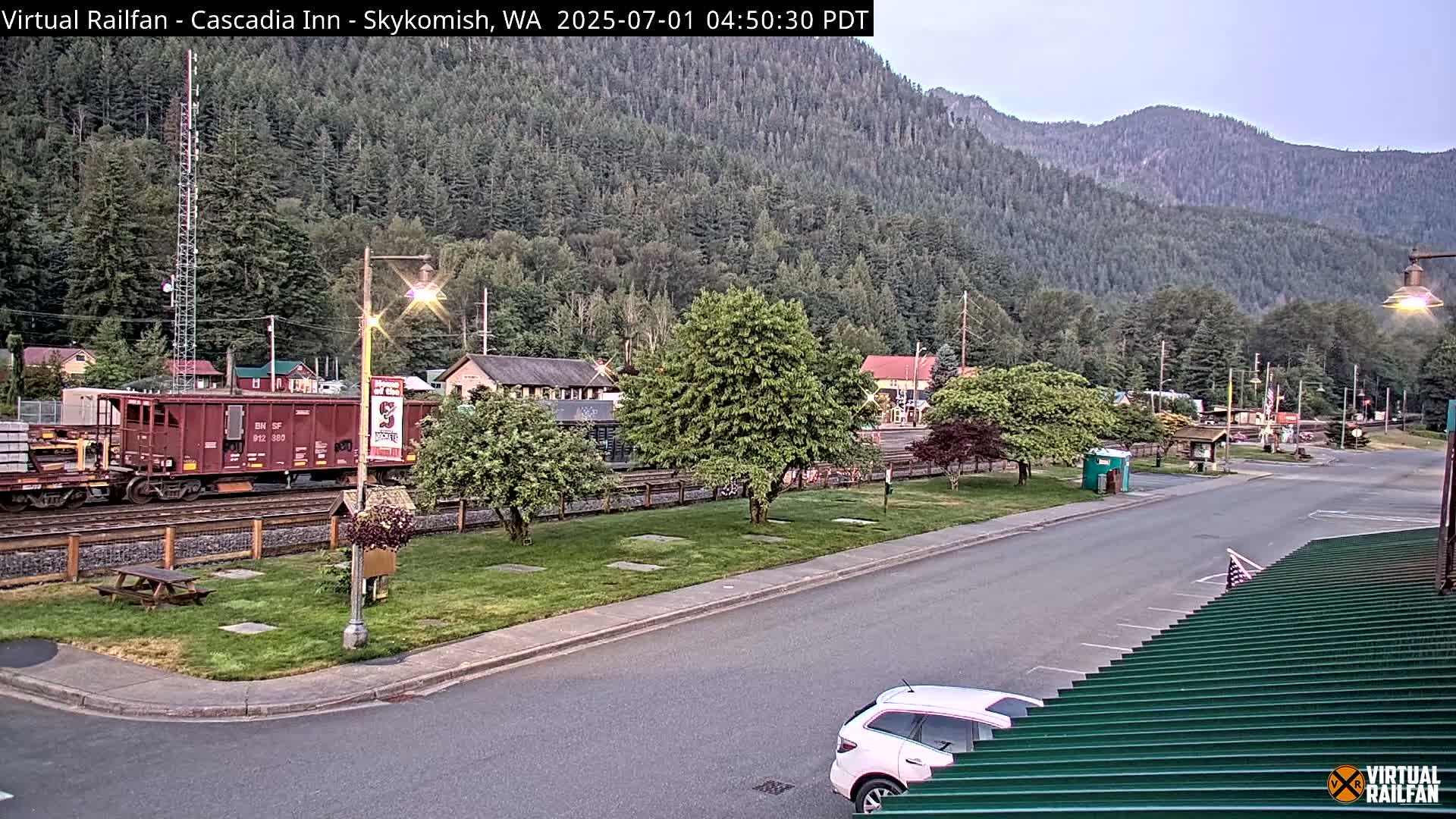 Skykomish Village Railroad Live Cam - Skykomish, King, Washington, USA