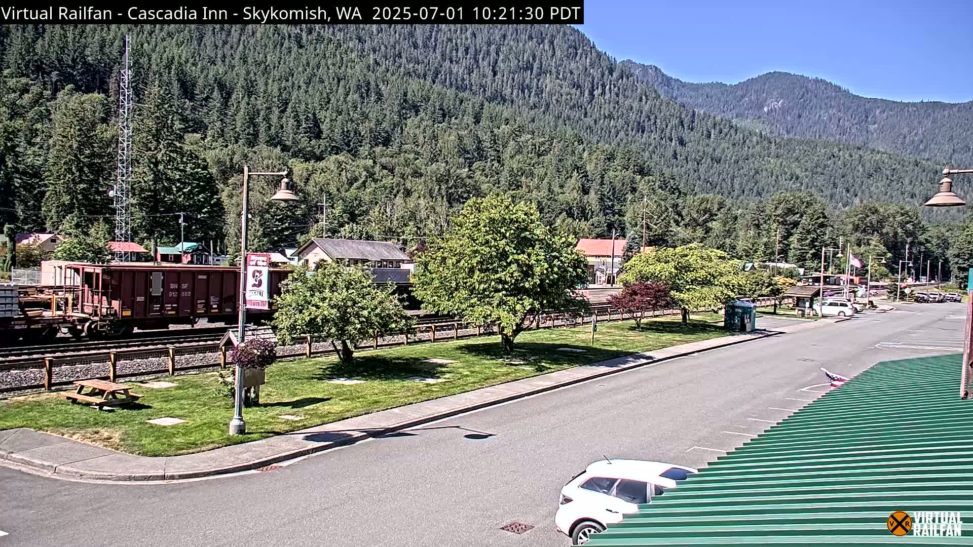 Skykomish Village Railroad Live Cam - Skykomish, King, Washington, USA