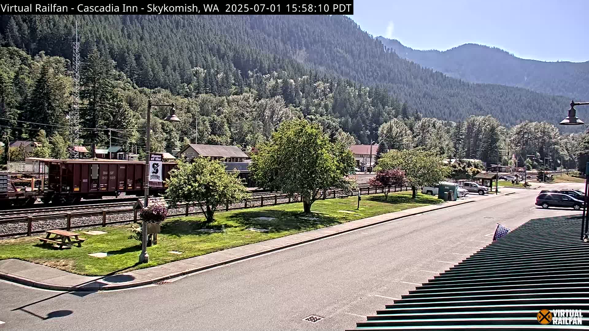 Skykomish Village Railroad Live Cam - Skykomish, King, Washington, USA