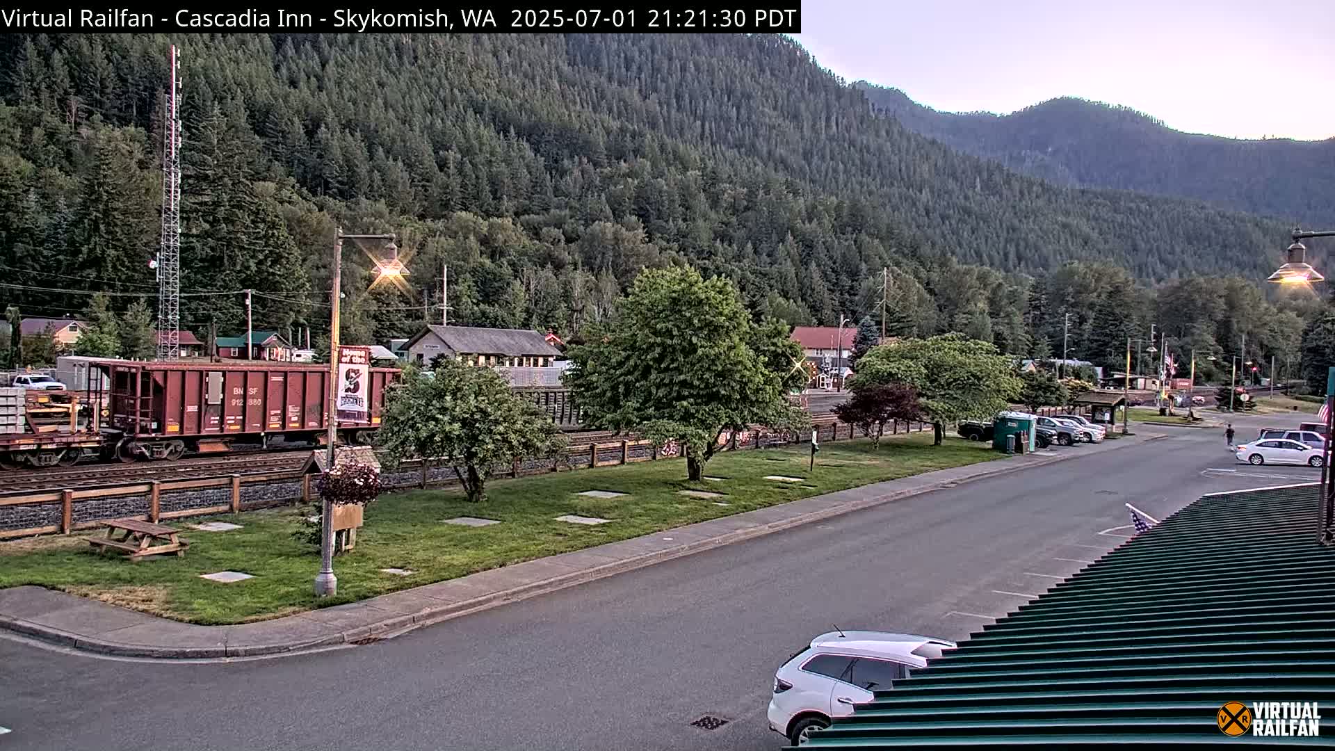 Skykomish Village Railroad Live Cam - Skykomish, King, Washington, USA