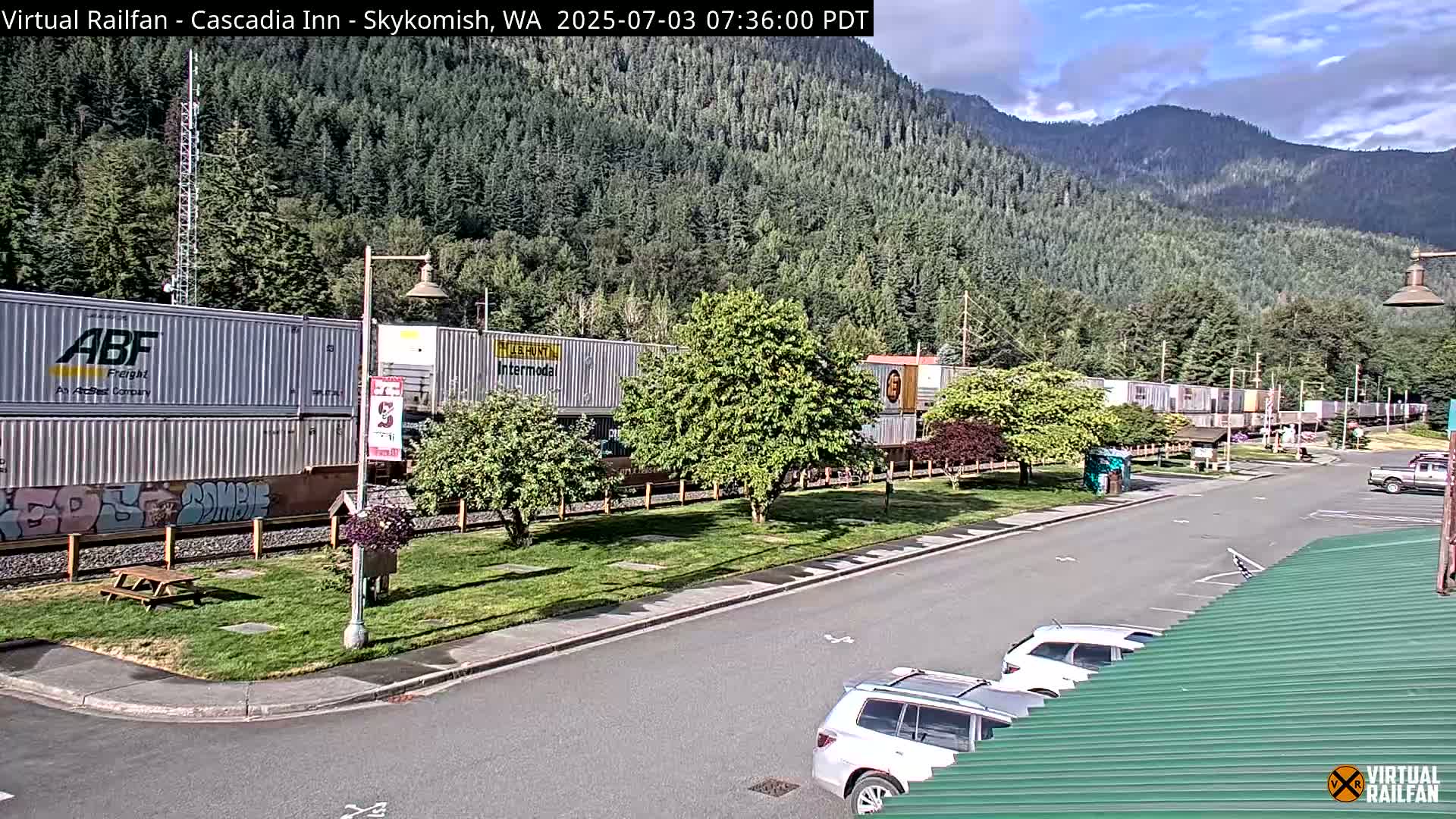 Skykomish Village Railroad Live Cam - Skykomish, King, Washington, USA