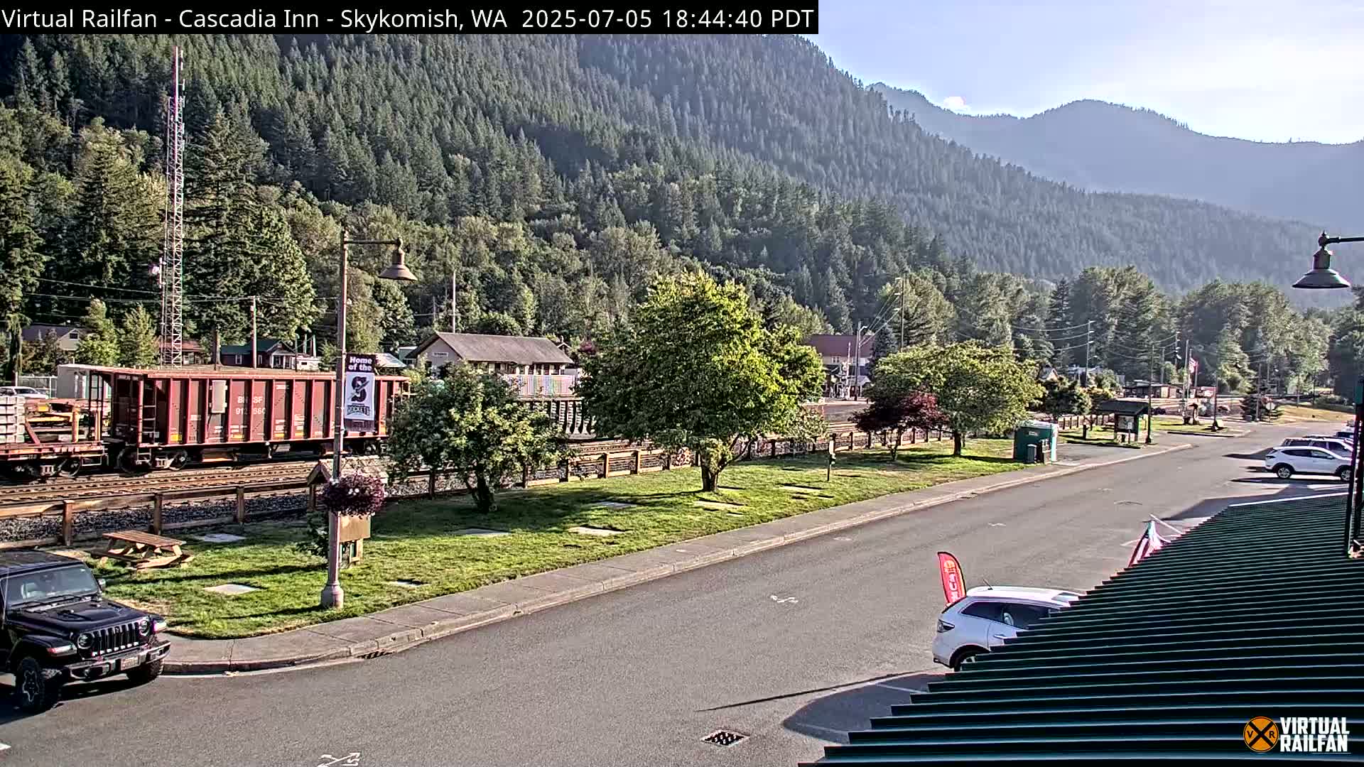 Skykomish Village Railroad Live Cam - Skykomish, King, Washington, USA