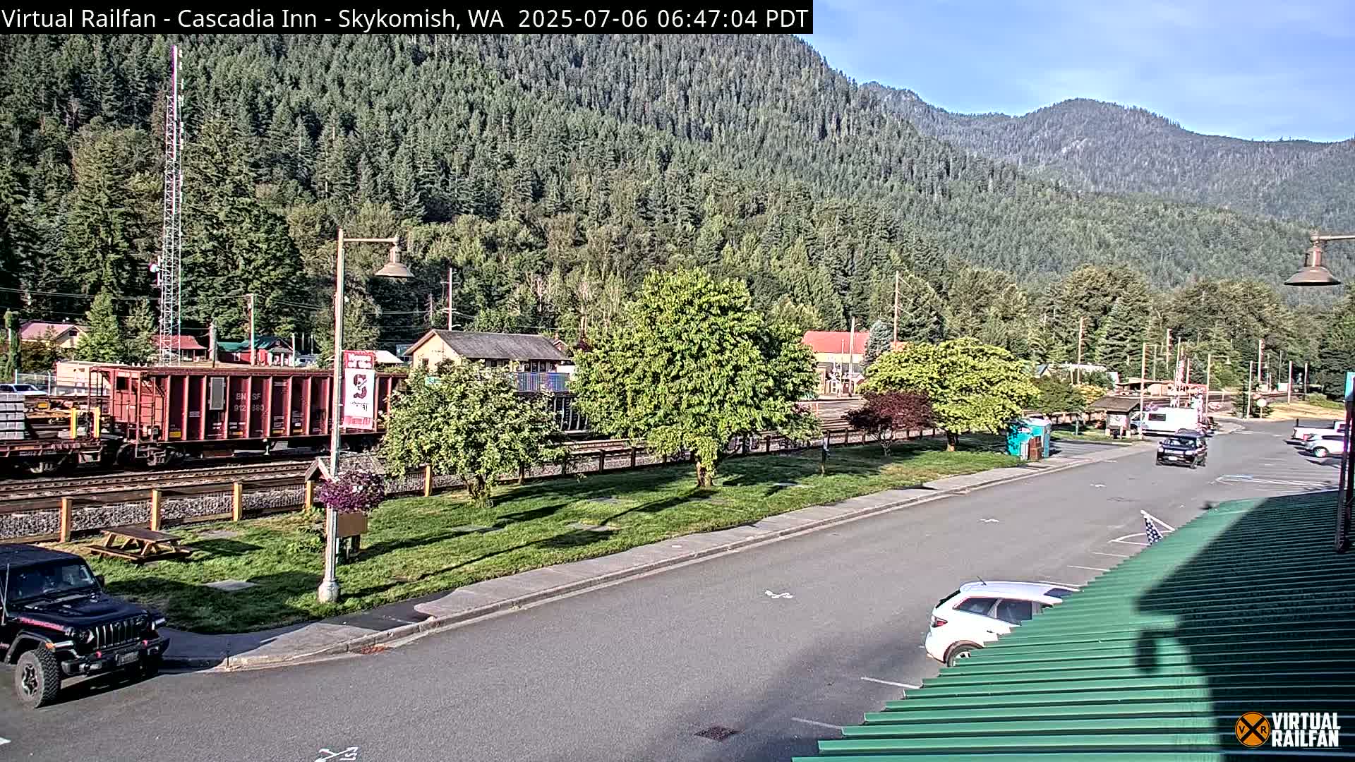 Skykomish Village Railroad Live Cam - Skykomish, King, Washington, USA