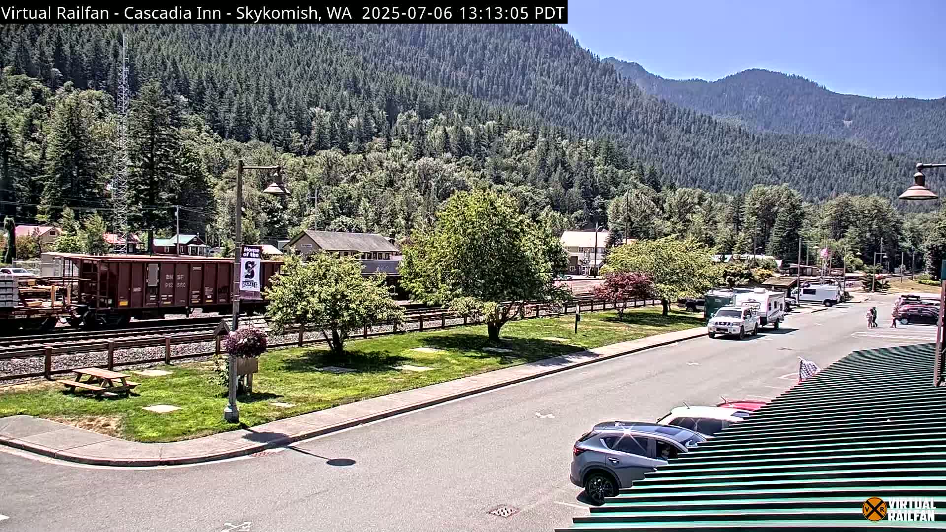 Skykomish Village Railroad Live Cam - Skykomish, King, Washington, USA