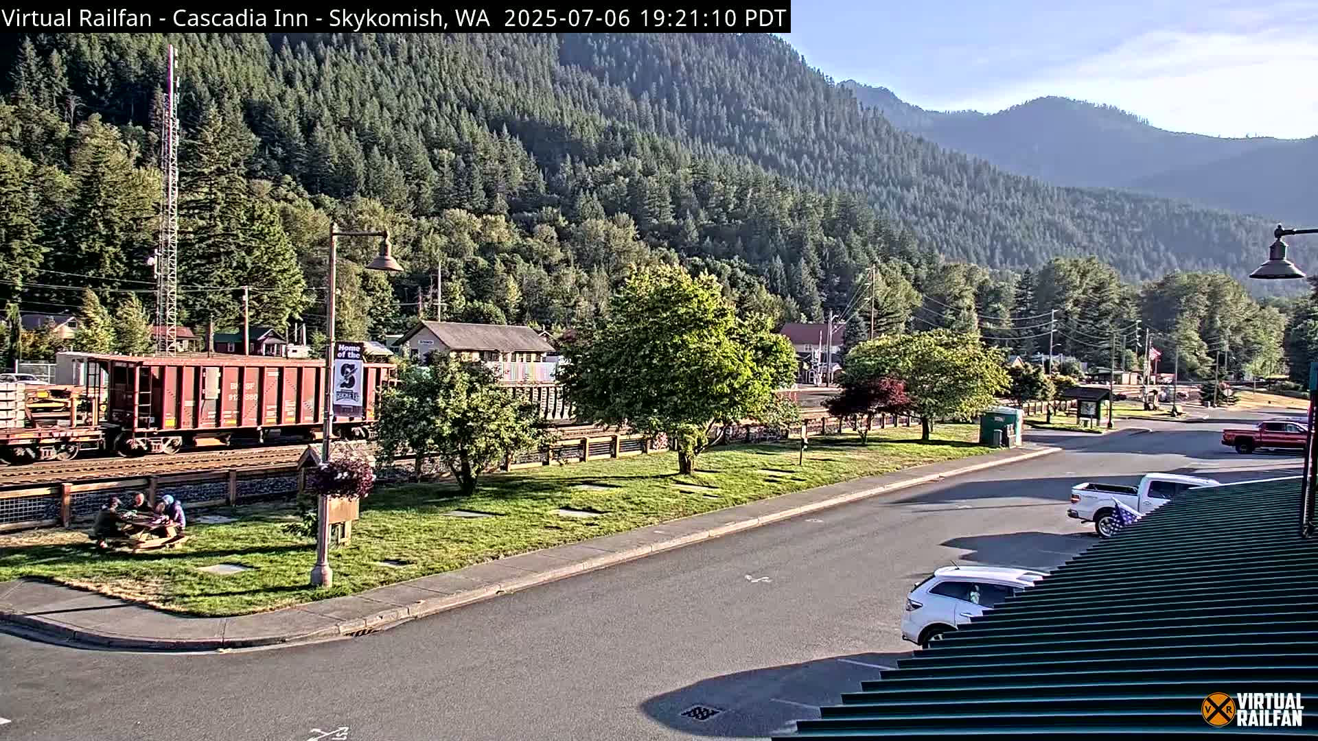 Skykomish Village Railroad Live Cam - Skykomish, King, Washington, USA