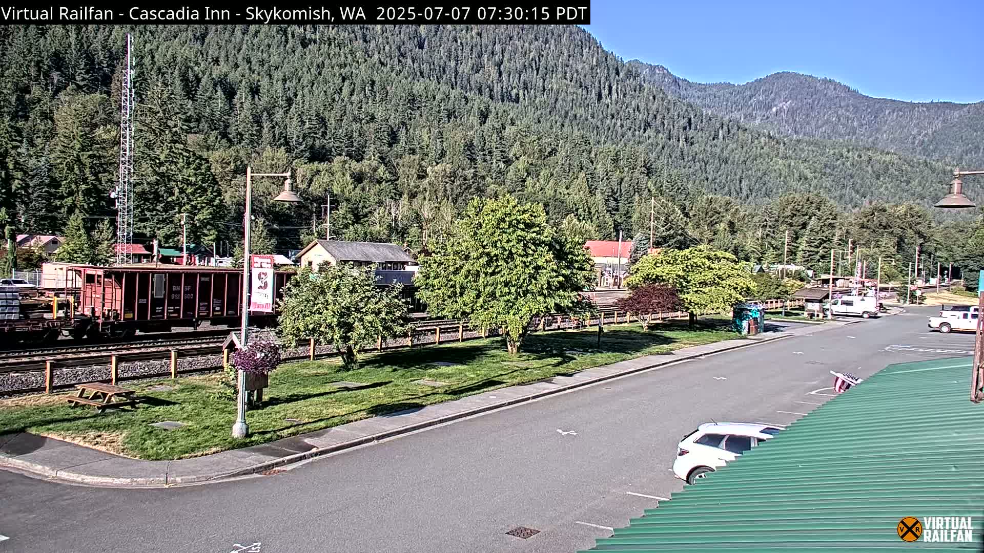 Skykomish Village Railroad Live Cam - Skykomish, King, Washington, USA