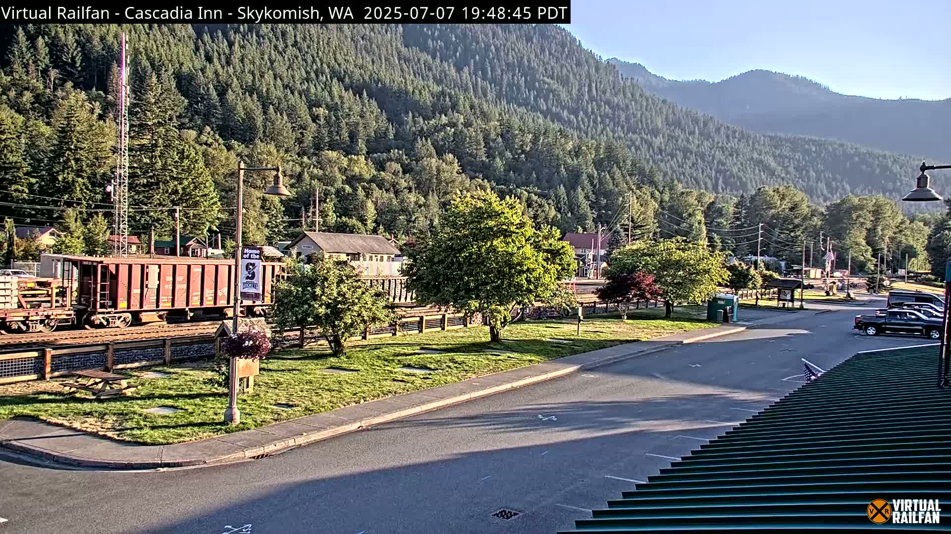 Skykomish Village Railroad Live Cam - Skykomish, King, Washington, USA