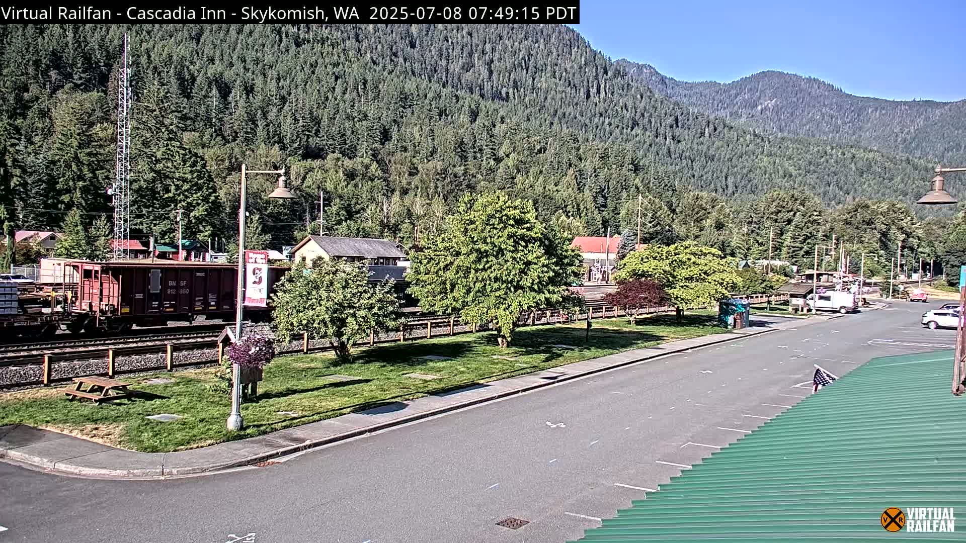 Skykomish Village Railroad Live Cam - Skykomish, King, Washington, USA