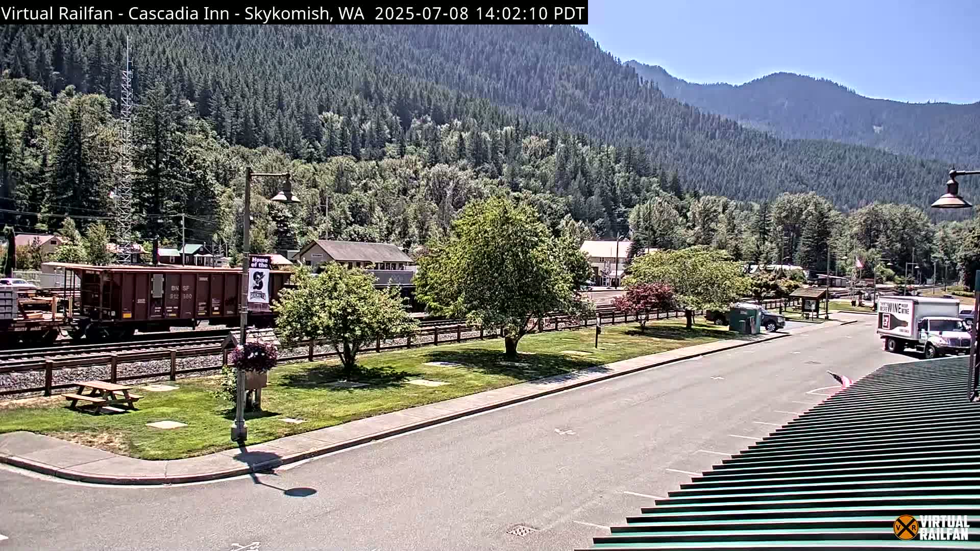 Skykomish Village Railroad Live Cam - Skykomish, King, Washington, USA