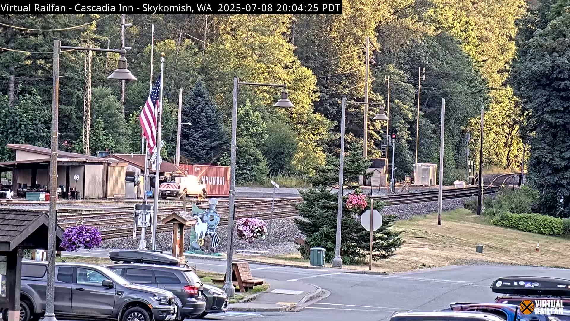 Skykomish Village Railroad Live Cam - Skykomish, King, Washington, USA