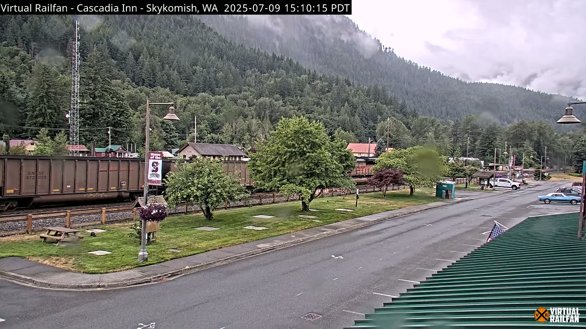 Skykomish Village Railroad Live Cam - Skykomish, King, Washington, USA