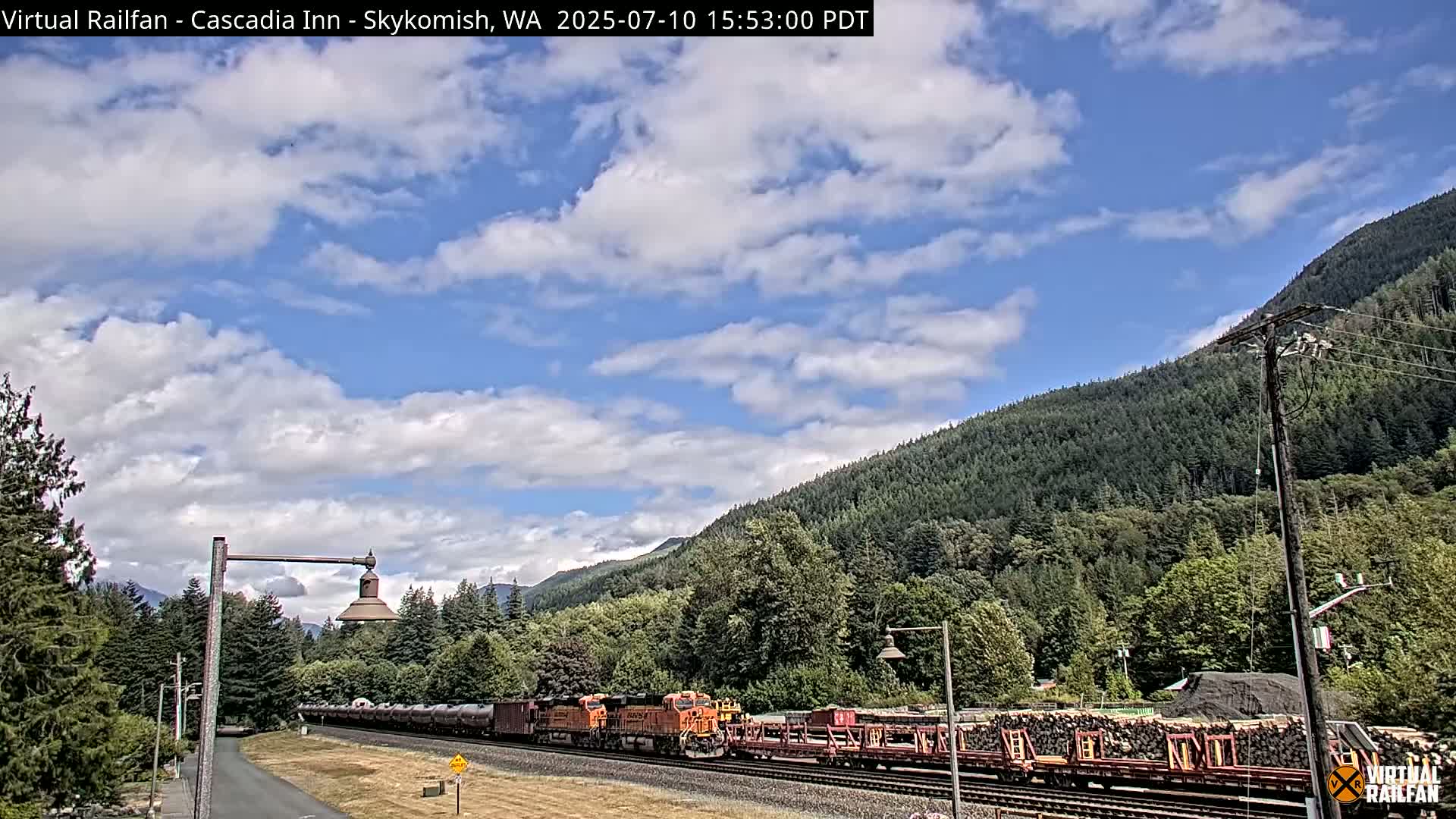 Skykomish Village Railroad Live Cam - Skykomish, King, Washington, USA