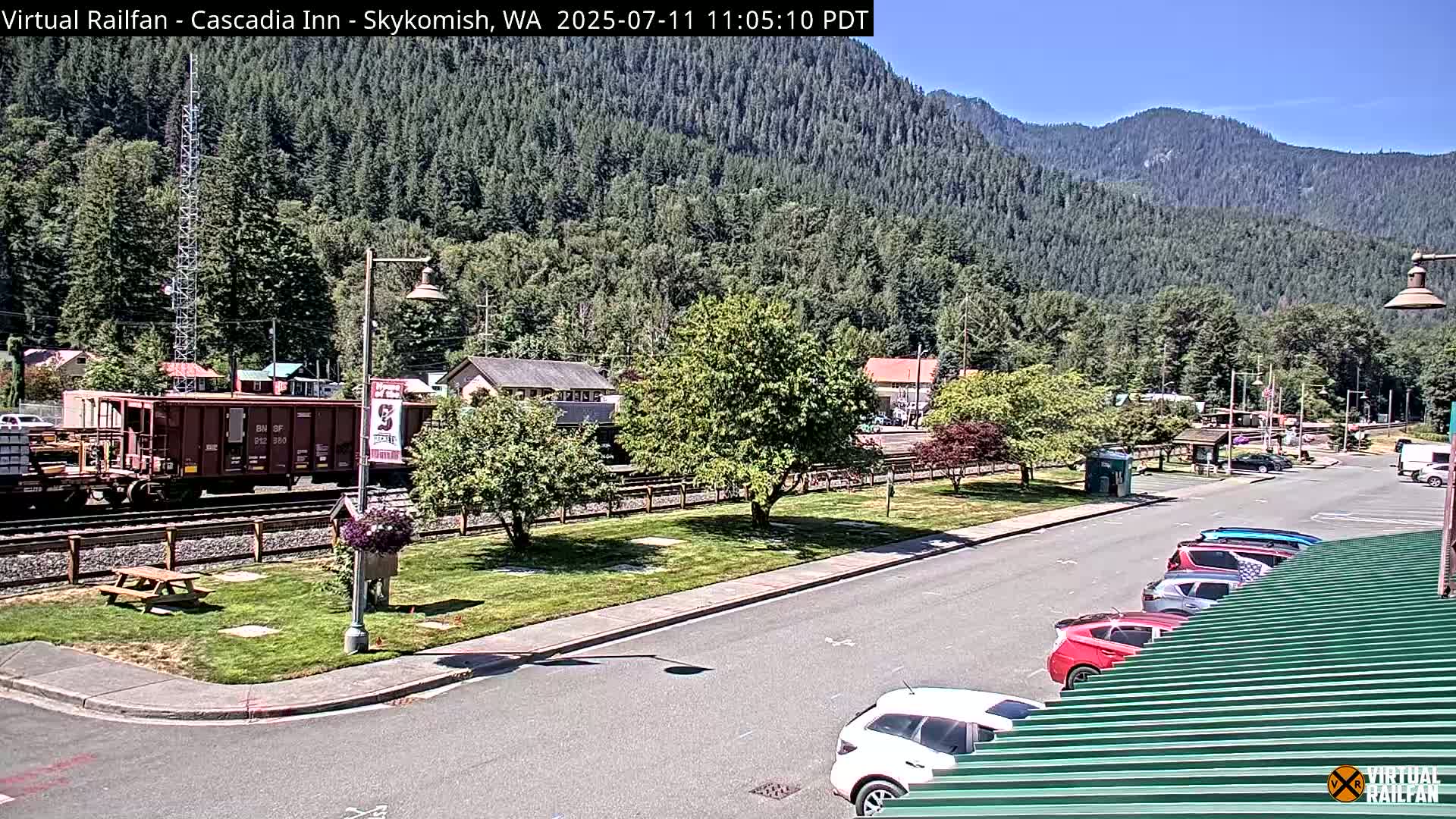 Skykomish Village Railroad Live Cam - Skykomish, King, Washington, USA