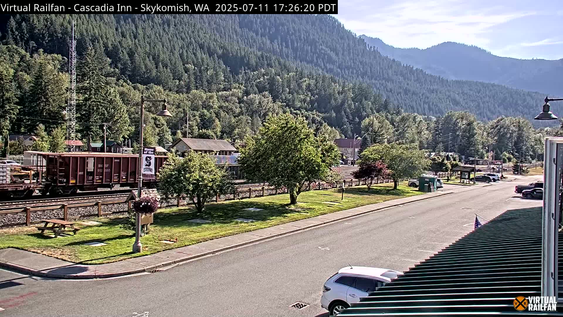 Skykomish Village Railroad Live Cam - Skykomish, King, Washington, USA