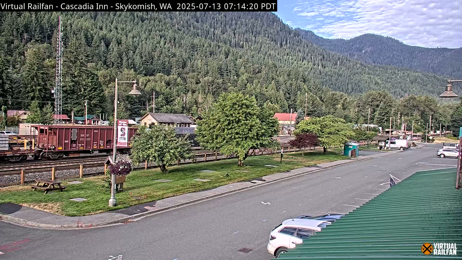 Skykomish Village Railroad Live Cam - Skykomish, King, Washington, USA