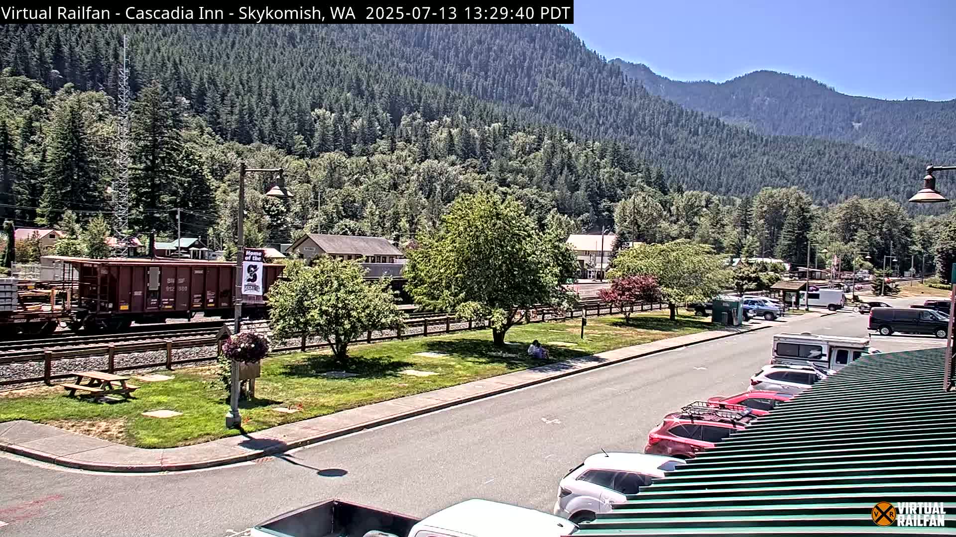 Skykomish Village Railroad Live Cam - Skykomish, King, Washington, USA
