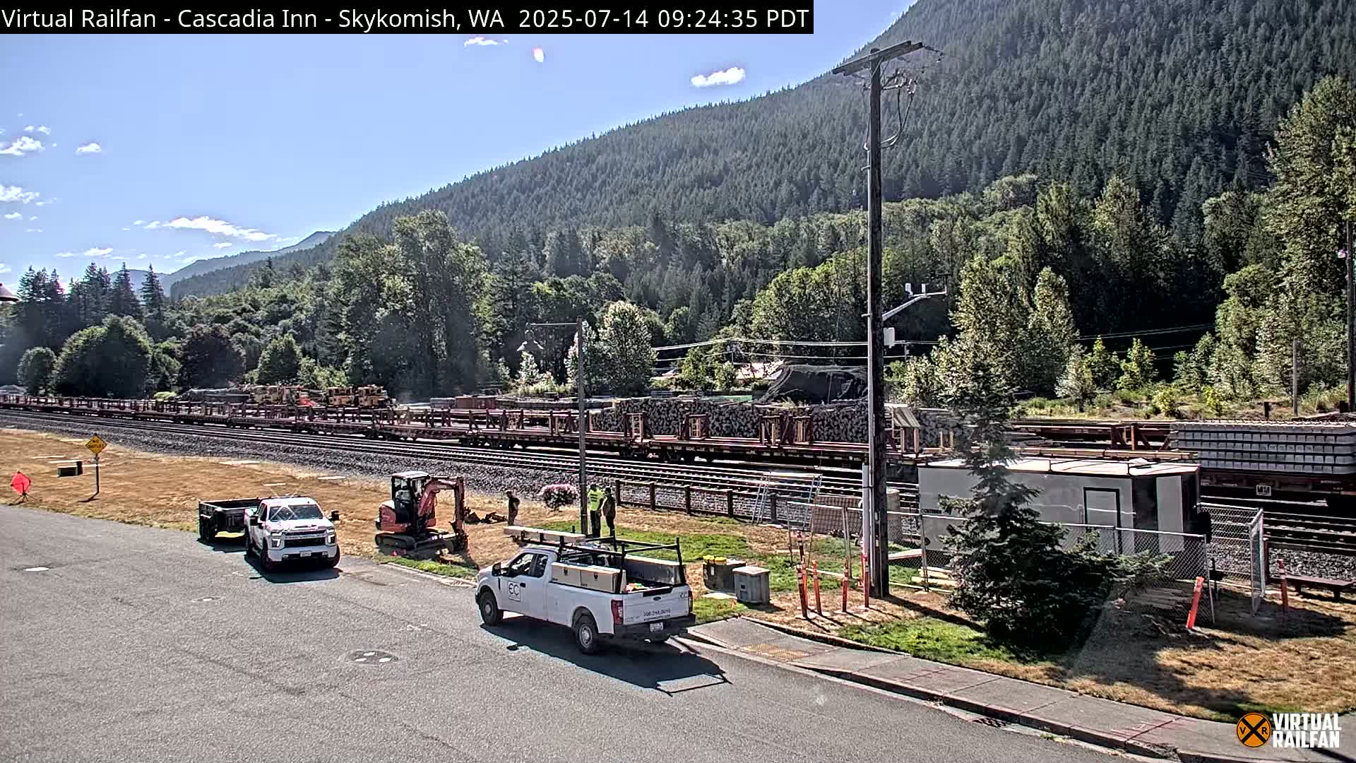 Skykomish Village Railroad Live Cam - Skykomish, King, Washington, USA