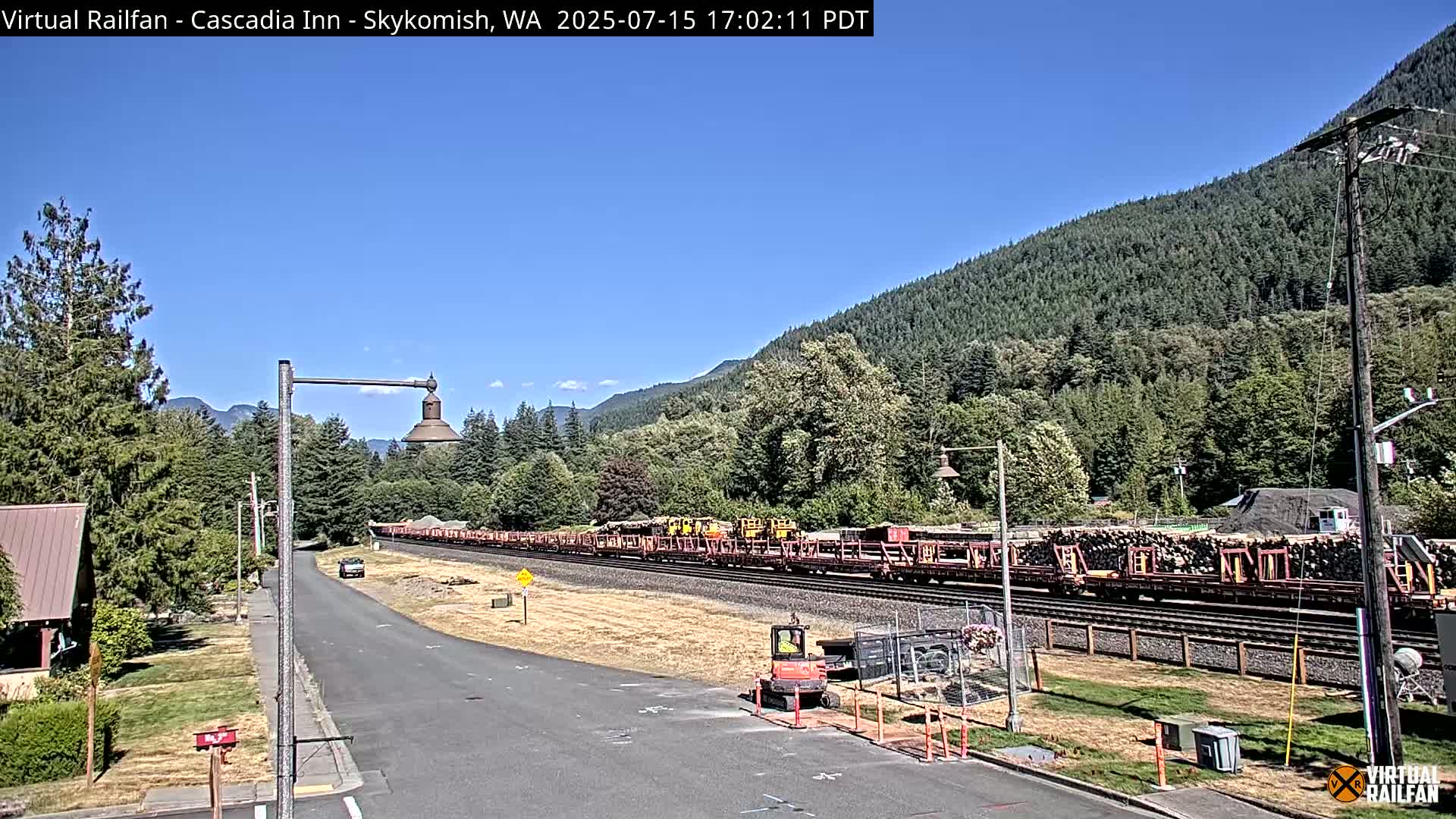 Skykomish Village Railroad Live Cam - Skykomish, King, Washington, USA