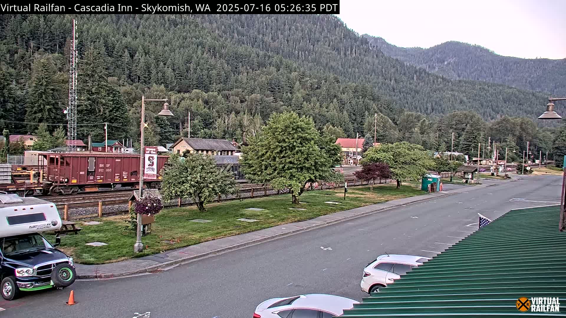 Skykomish Village Railroad Live Cam - Skykomish, King, Washington, USA
