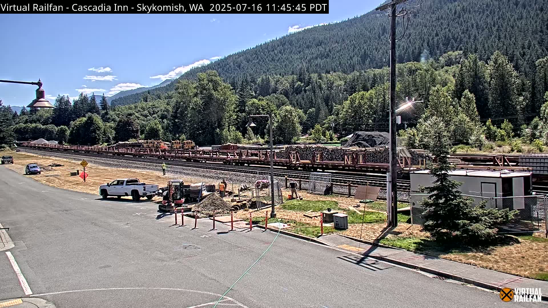 Skykomish Village Railroad Live Cam - Skykomish, King, Washington, USA