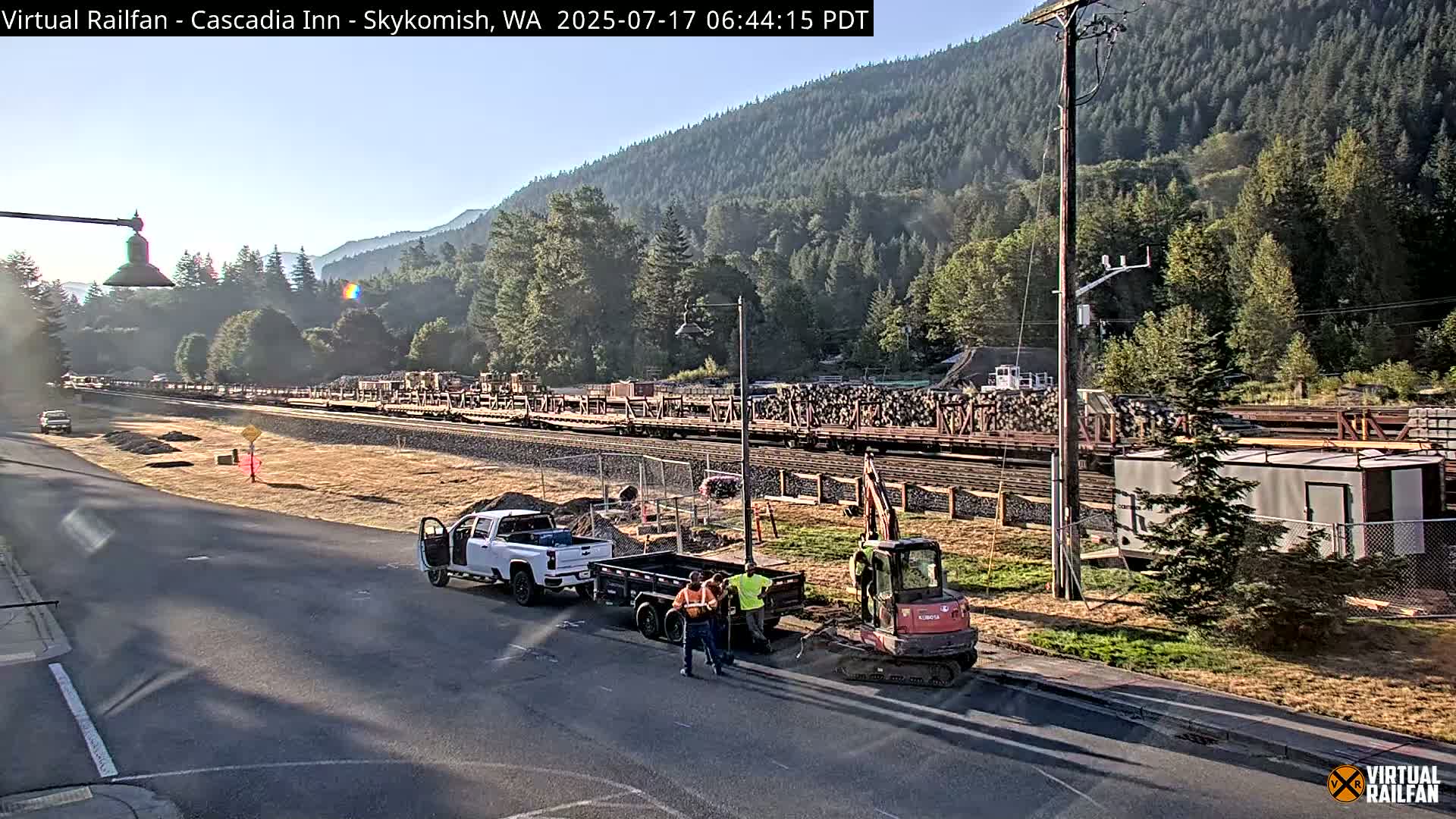 Skykomish Village Railroad Live Cam - Skykomish, King, Washington, USA