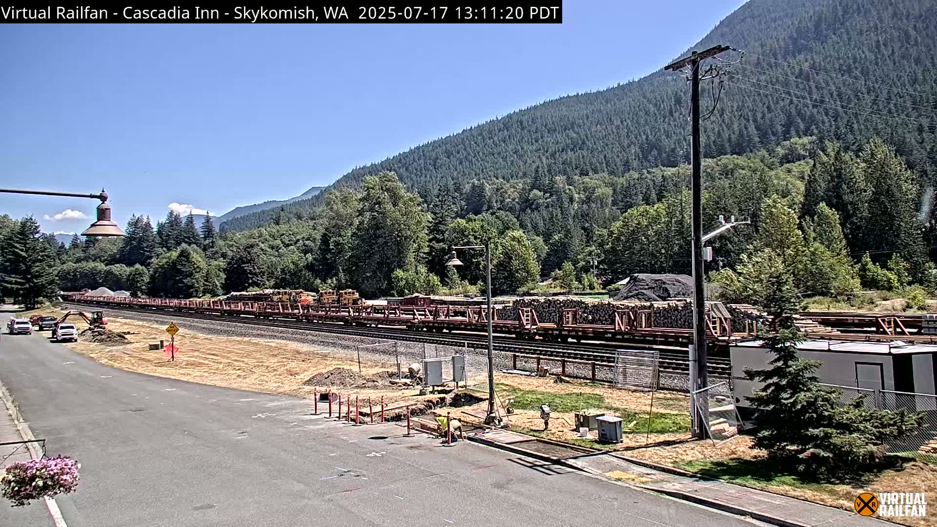 Skykomish Village Railroad Live Cam - Skykomish, King, Washington, USA