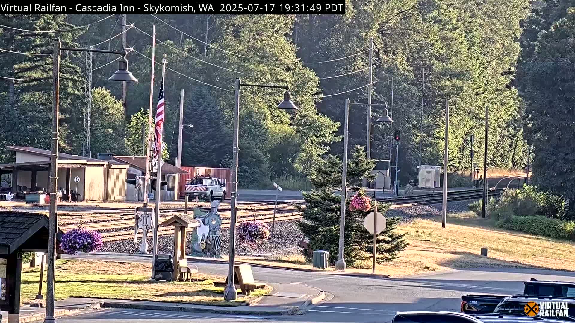 Skykomish Village Railroad Live Cam - Skykomish, King, Washington, USA
