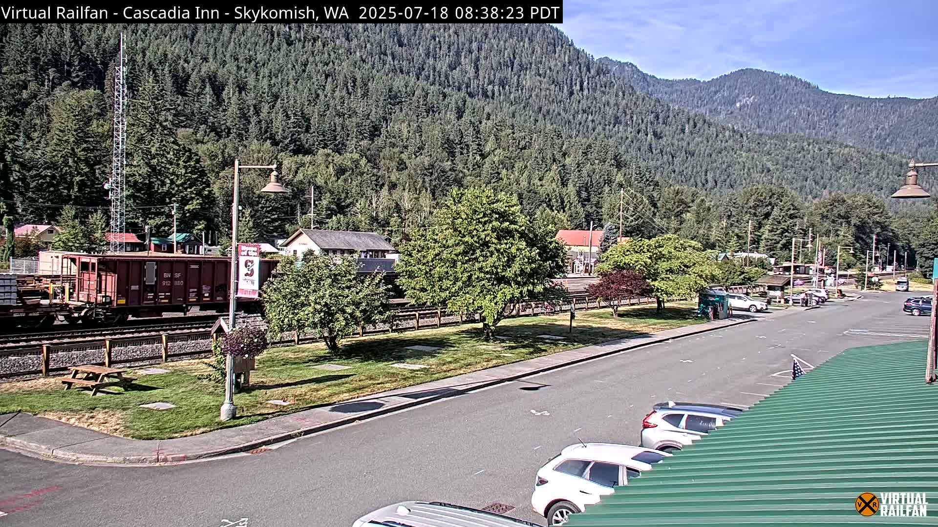 Skykomish Village Railroad Live Cam - Skykomish, King, Washington, USA
