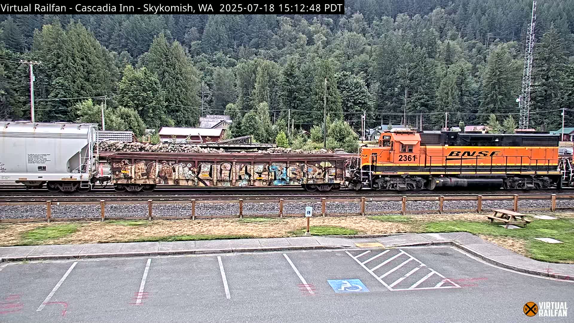 Skykomish Village Railroad Live Cam - Skykomish, King, Washington, USA